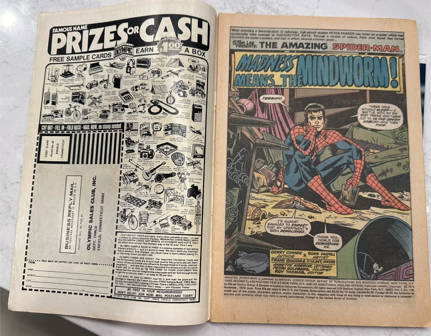 The Amazing Spider-Man #138 Comic Book image indicator(9)