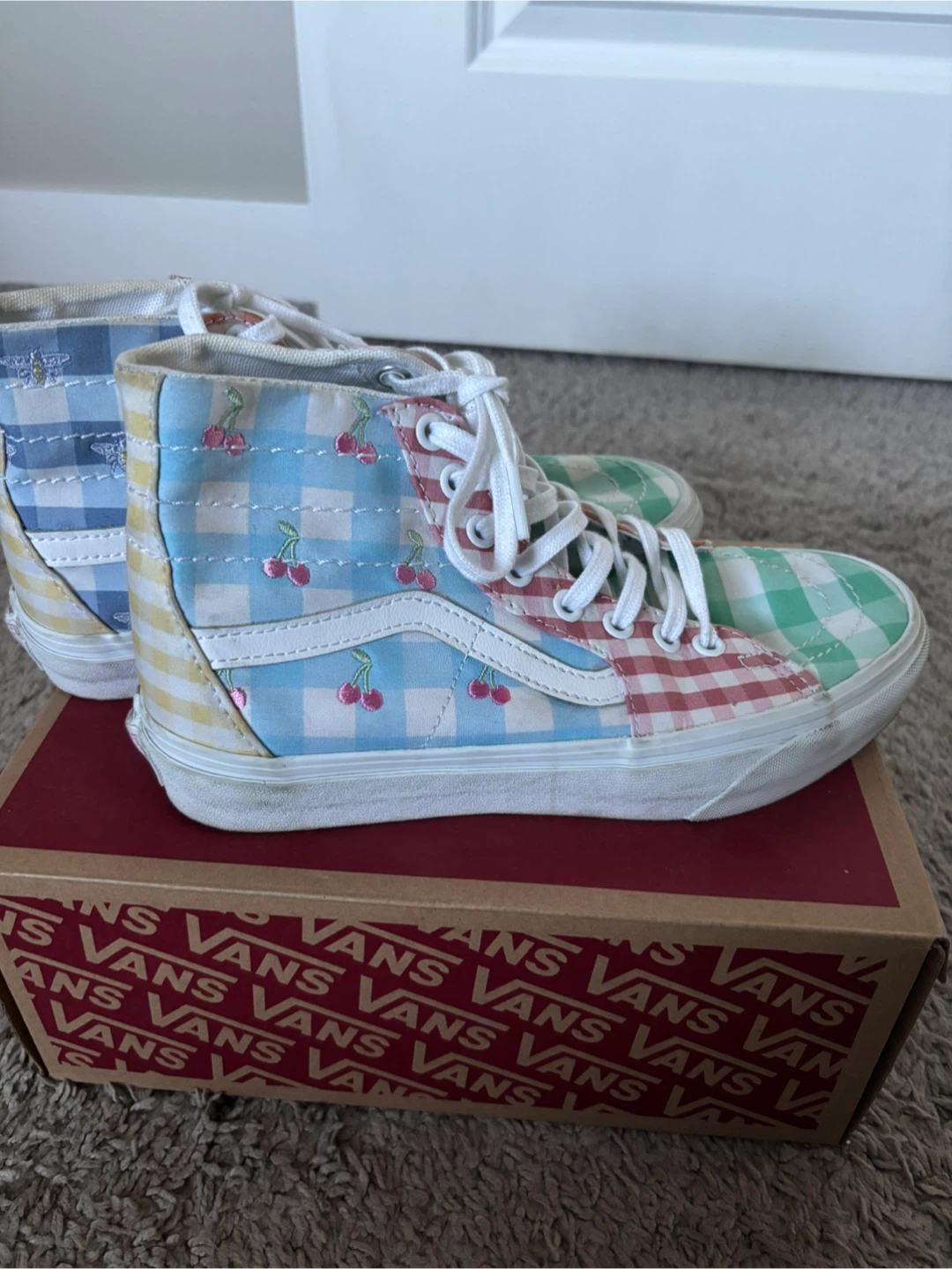 Vans Sk8-Hi Tapered Gingham Block Pastel - photo 2