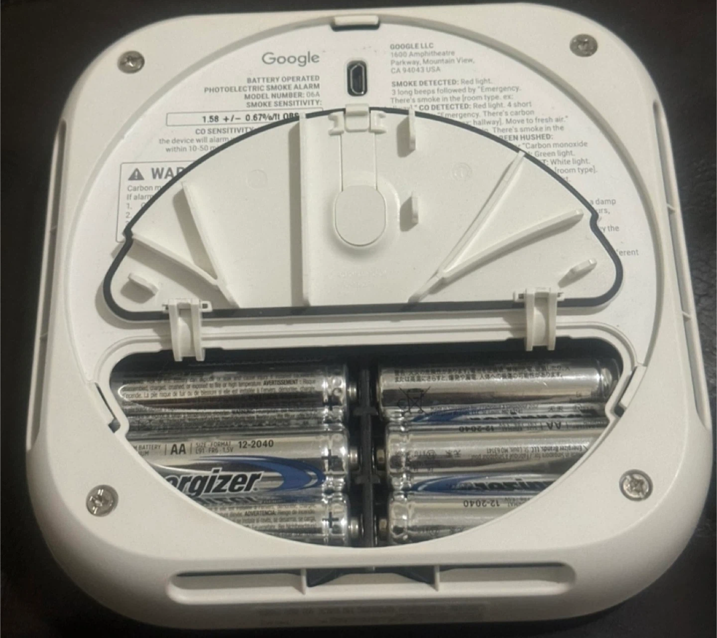 Google Nest Protect Smoke & Carbon Monoxide Alarm - photo 2