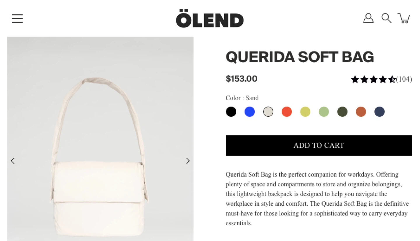 Ölend Querida Soft Laptop Bag - Sand / Beige - photo 3