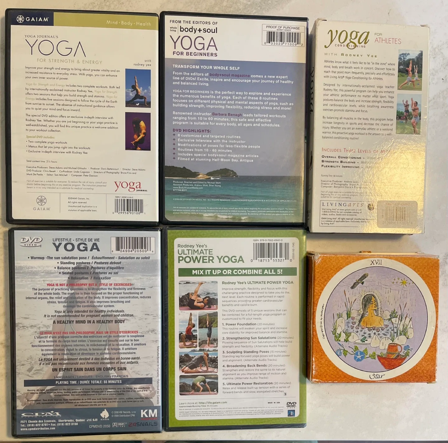 Yoga DVDs & Motherpeace Tarot Deck image indicator(2)