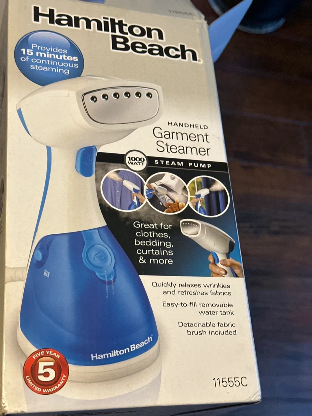 Hamilton Beach Handheld Garment Steamer image indicator(2)