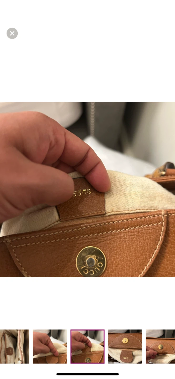 Gucci Bamboo Handle Leather Bag - photo 3