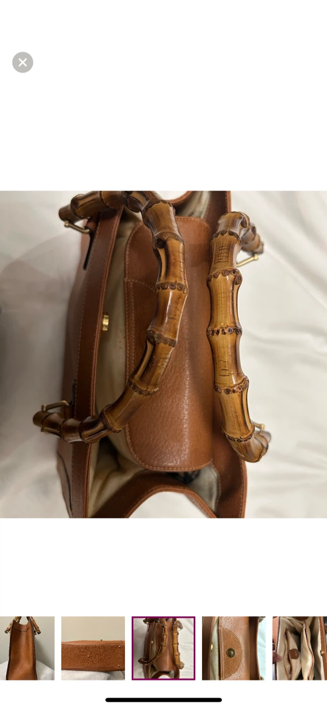 Gucci Bamboo Handle Leather Bag - photo 2