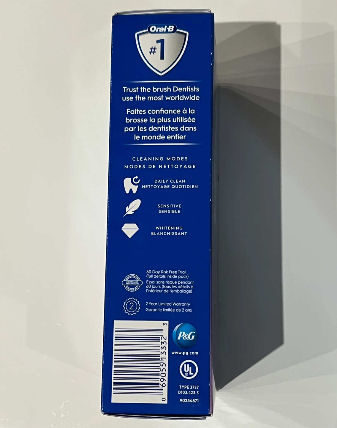 Oral-B Pro 500+ Lilac Rechargeable Toothbrush - New! - photo 3