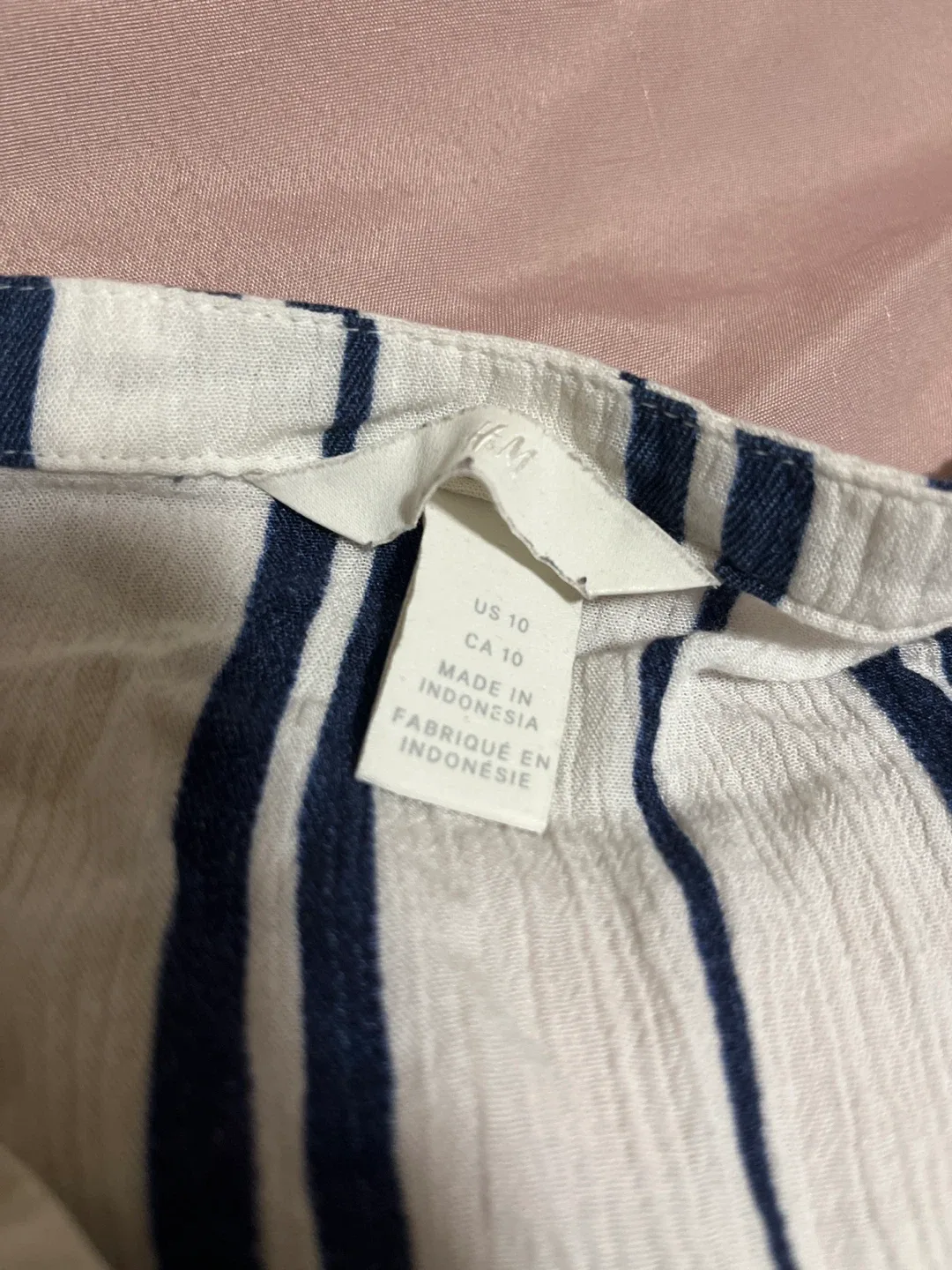 H&M Striped Blouse - Size US 10 image indicator(2)