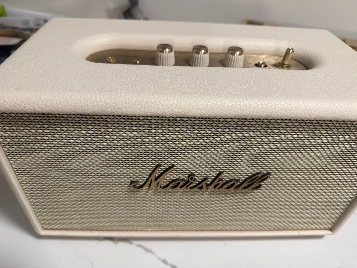 Marshall Stanmore III Cream Bluetooth Speaker - Like New! image indicator(3)