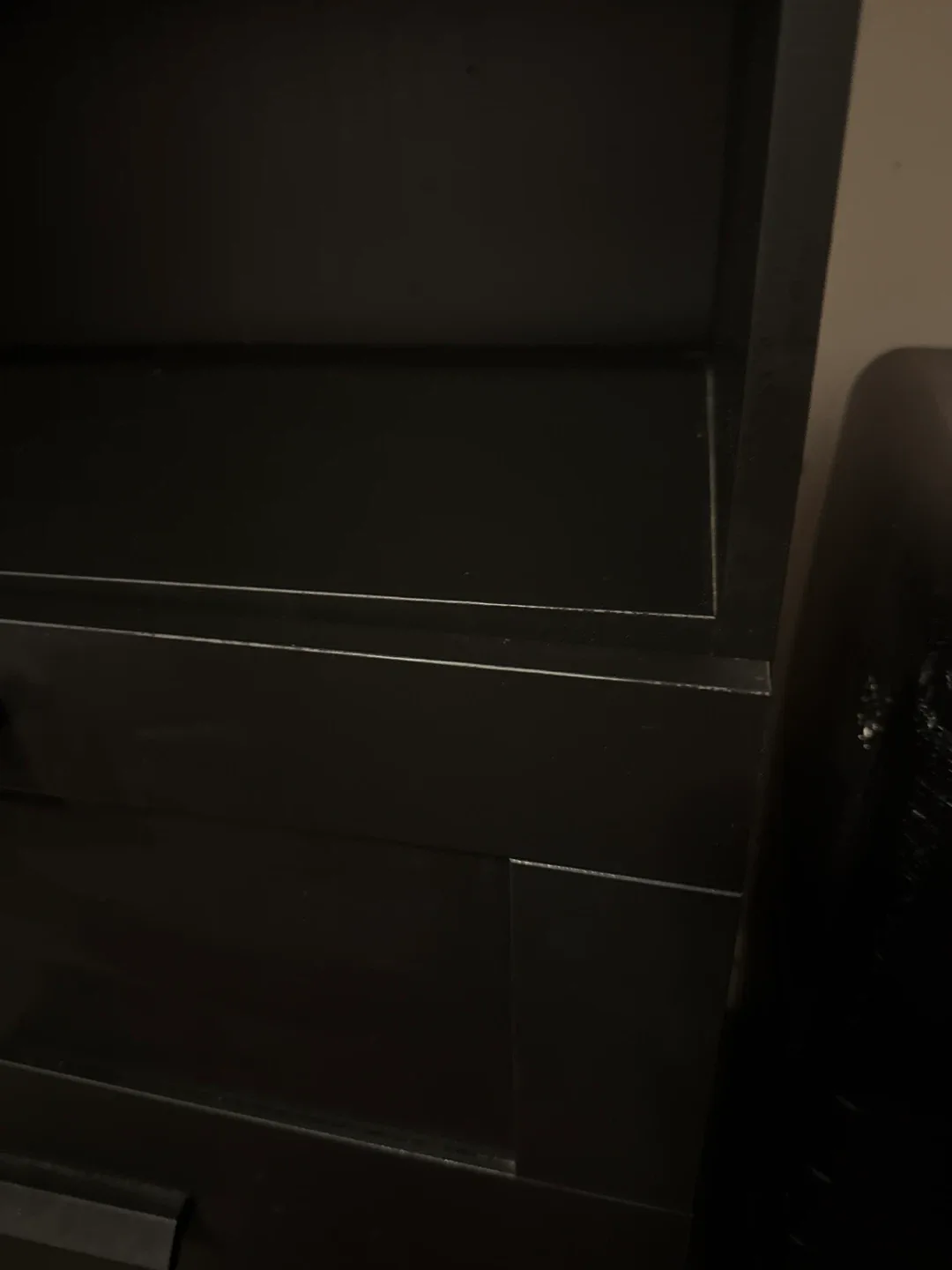 Black Bookshelf with Drawers image indicator(2)