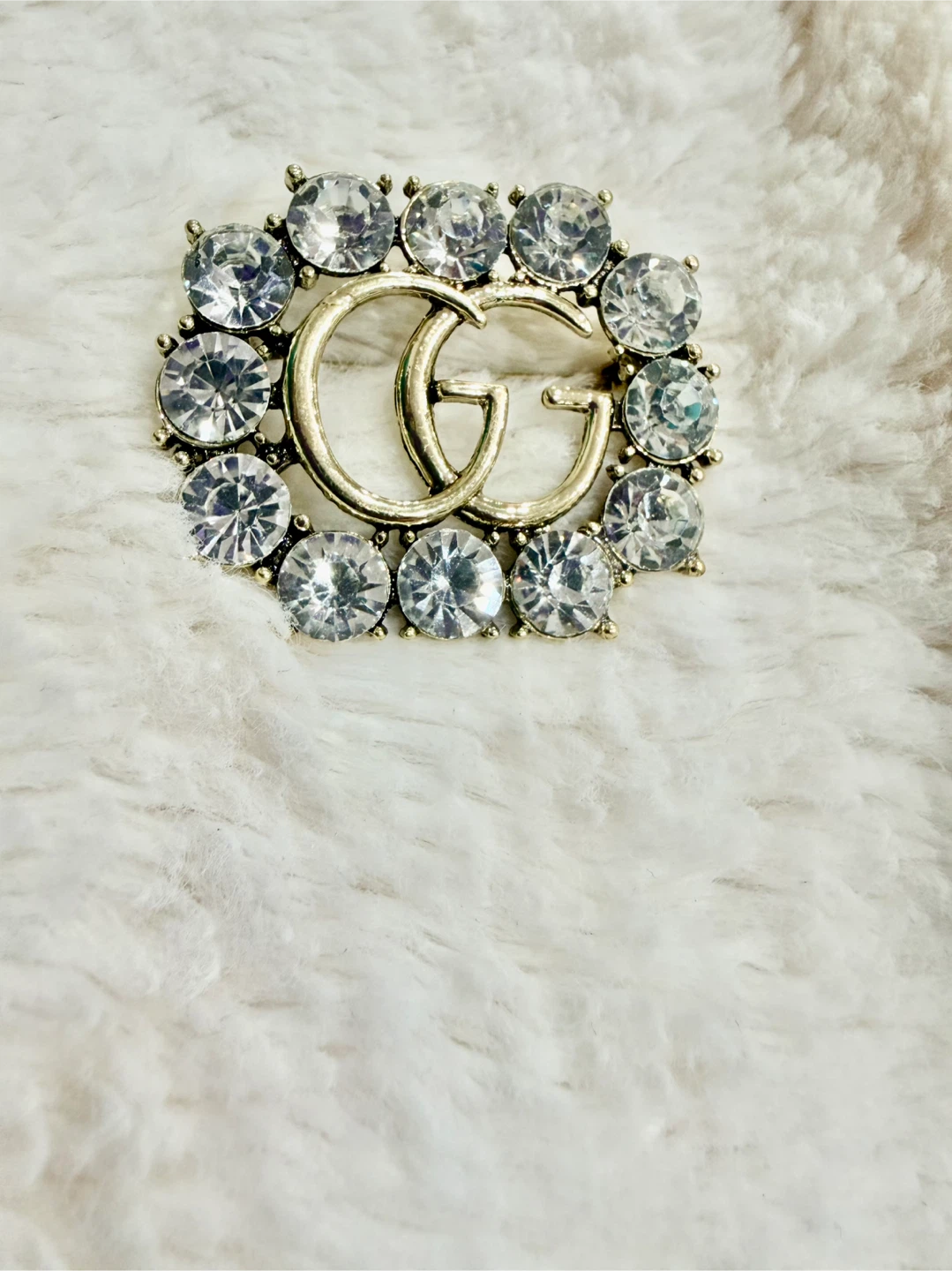 Stunning Gucci style logo Brooch - photo 3