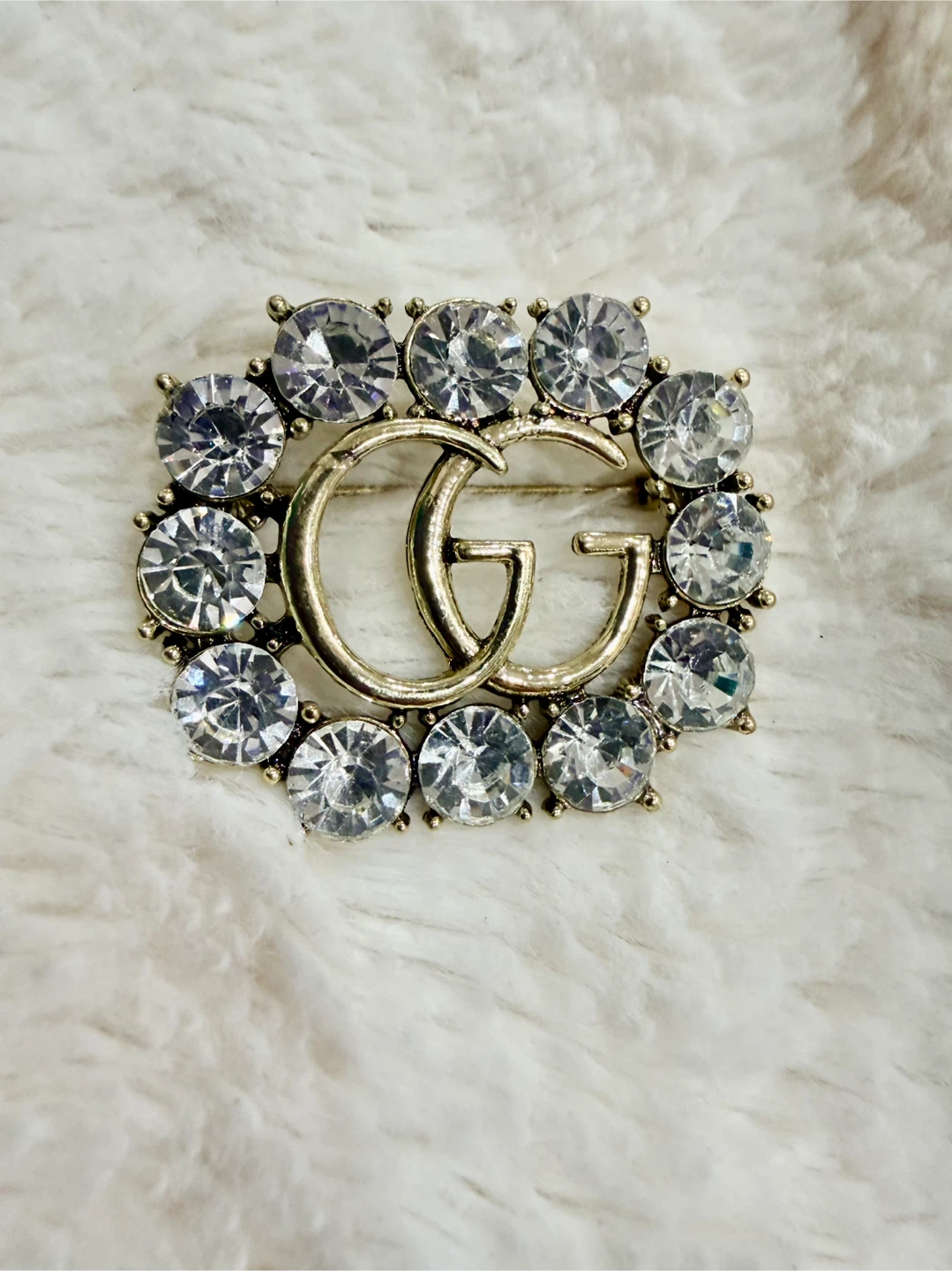 Stunning Gucci style logo Brooch - photo 2