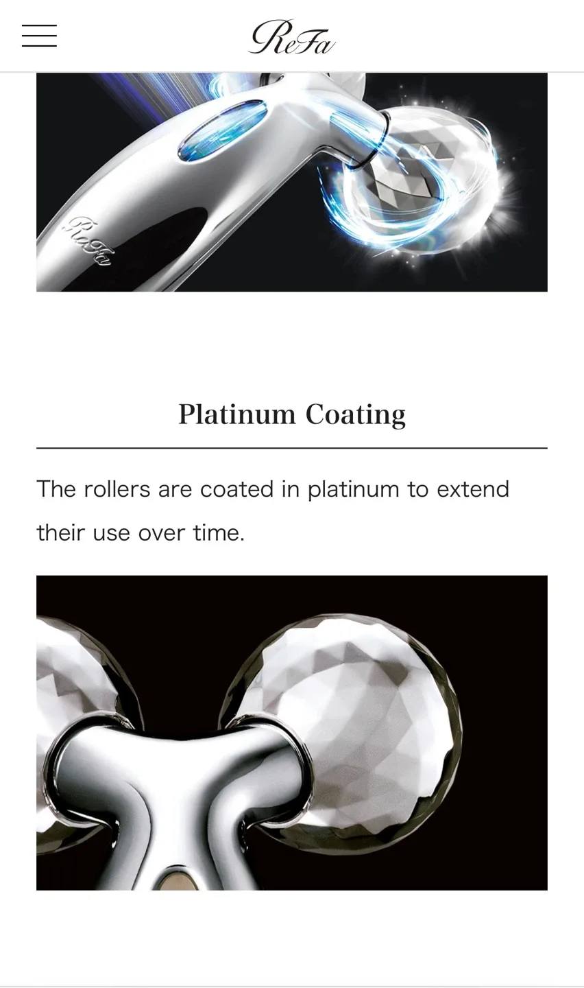 ReFa Facial and Body Roller Massager Gua Sha image indicator(8)