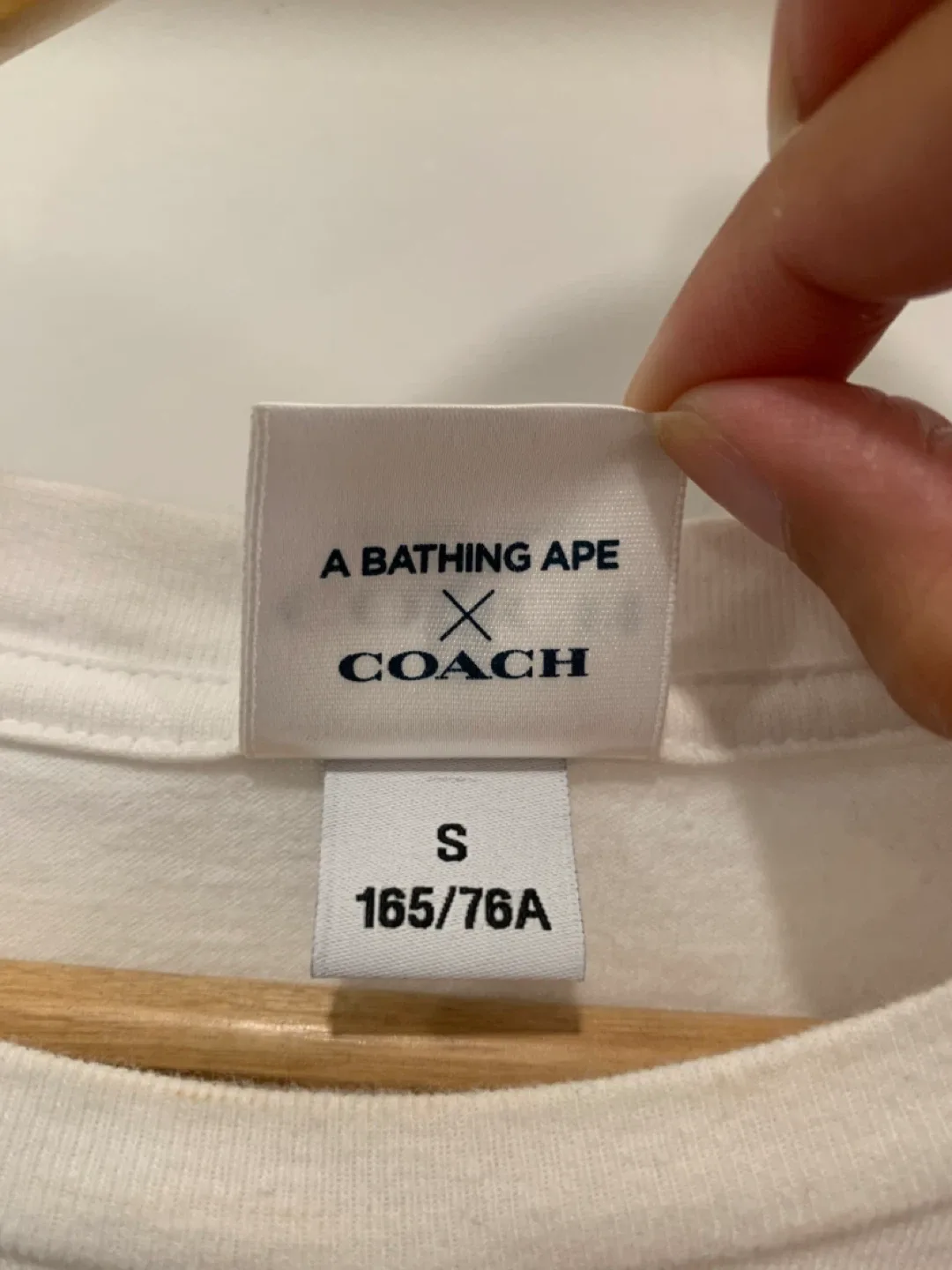 A Bathing Ape x Coach White T-Shirt - Size S image indicator(5)