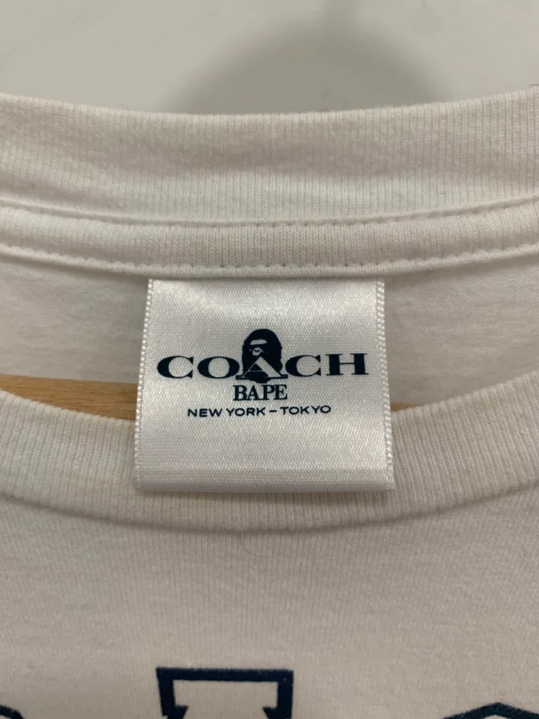 A Bathing Ape x Coach White T-Shirt - Size S image indicator(4)