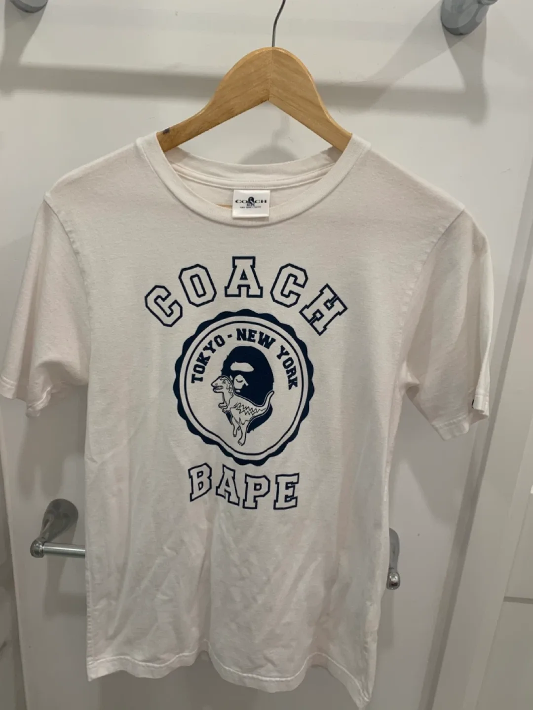 A Bathing Ape x Coach White T-Shirt - Size S image indicator(2)