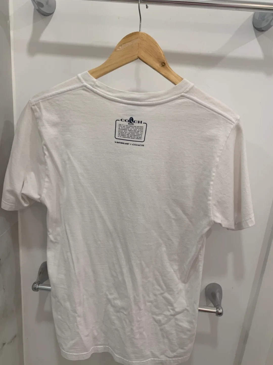 A Bathing Ape x Coach White T-Shirt - Size S image indicator(9)