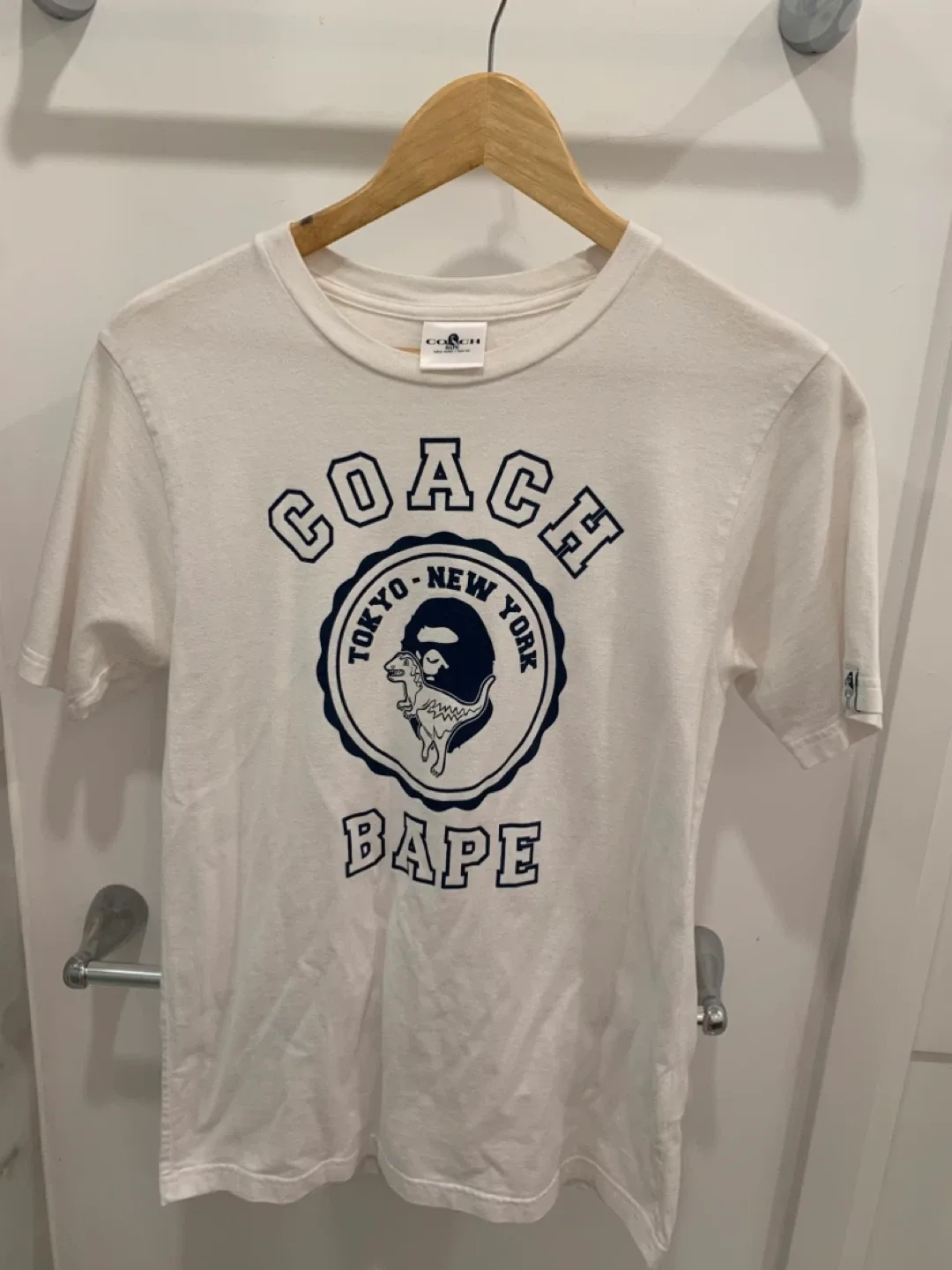 A Bathing Ape x Coach White T-Shirt - Size S image indicator(10)