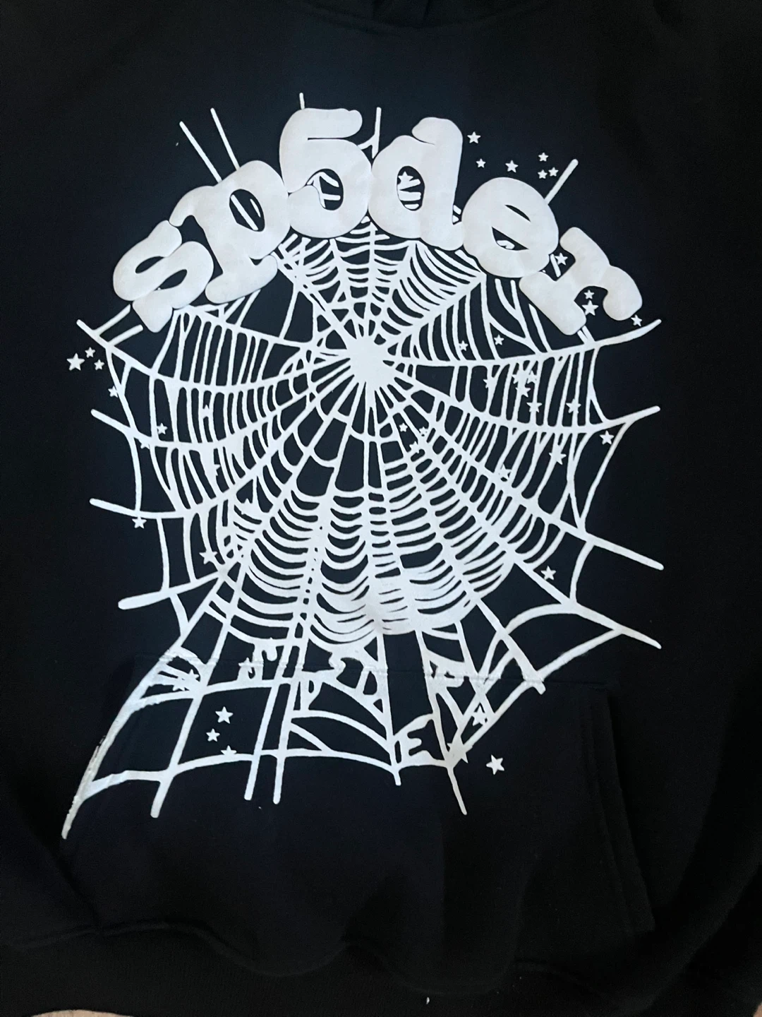 SP5DER Black Hoodie - Size Medium - photo 5