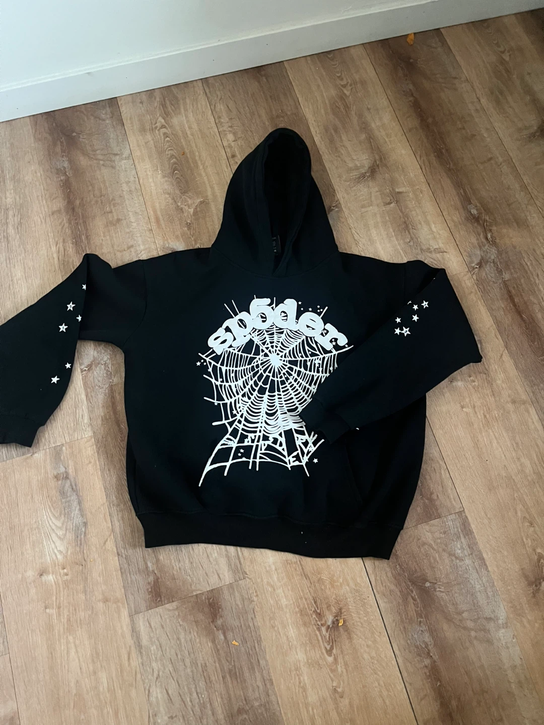 SP5DER Black Hoodie - Size Medium - photo 2