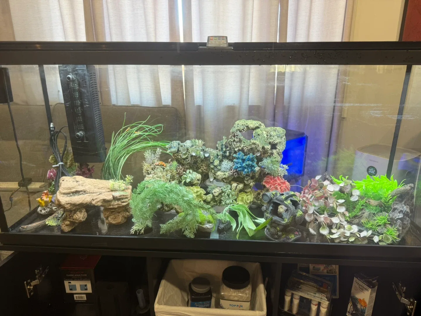 55 gallon fish tank with stand image indicator(2)