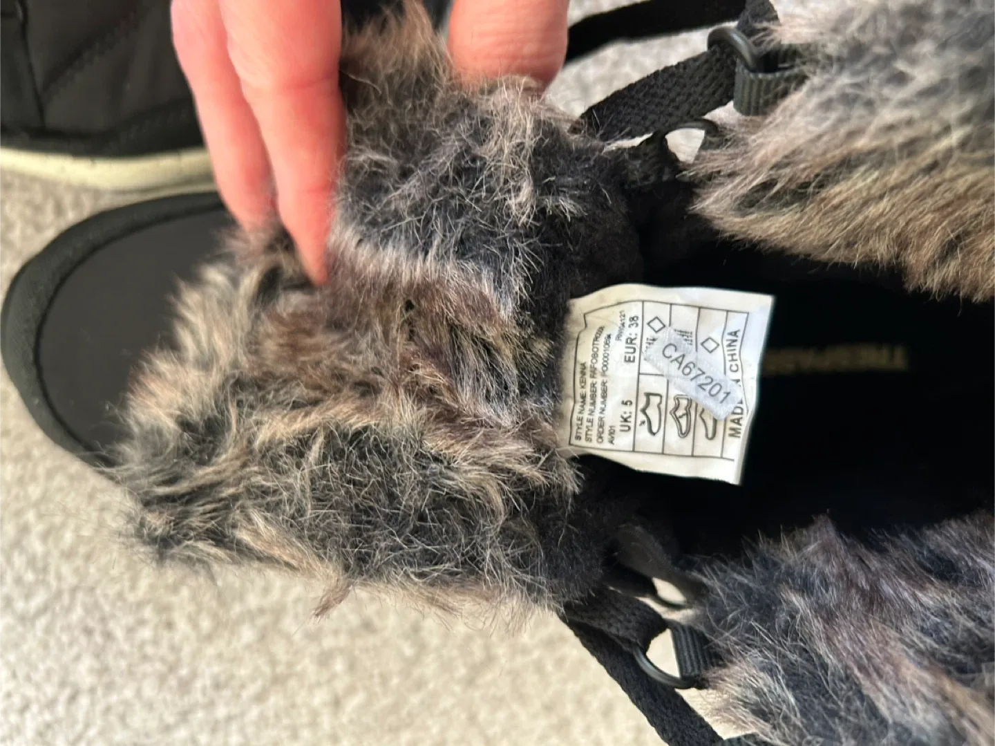 Trespass Waterproof Winter/snow Boots - Size uk 5/EU 38 image indicator(5)