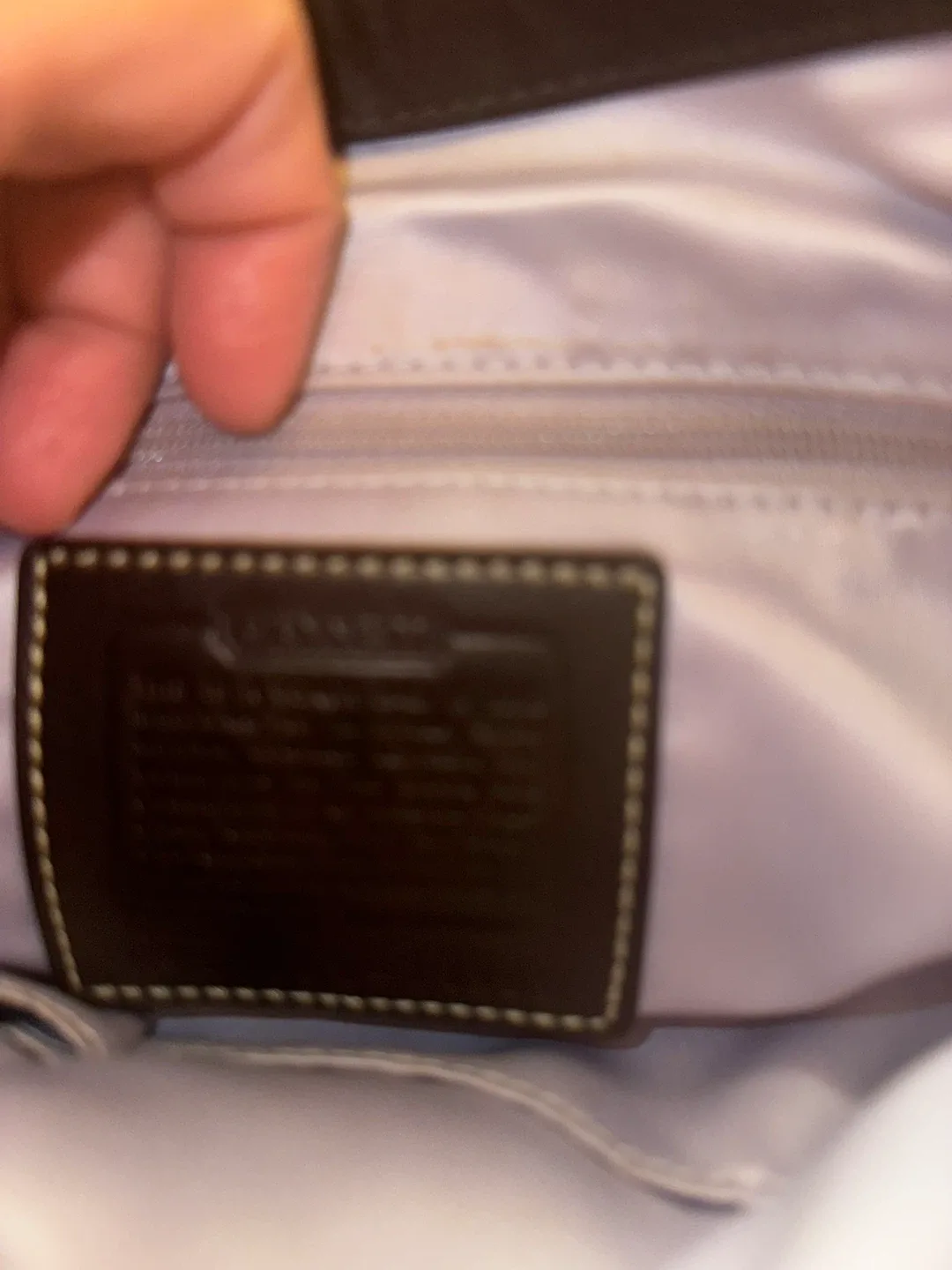 Coach Brown Leather Shoulder Bag image indicator(5)