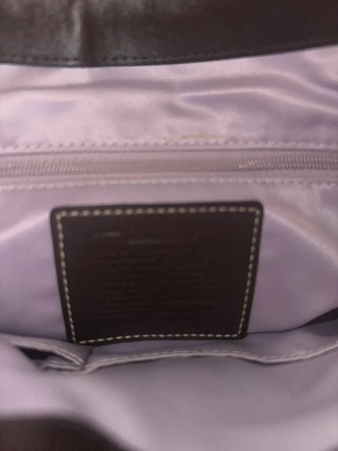 Coach Brown Leather Shoulder Bag image indicator(4)