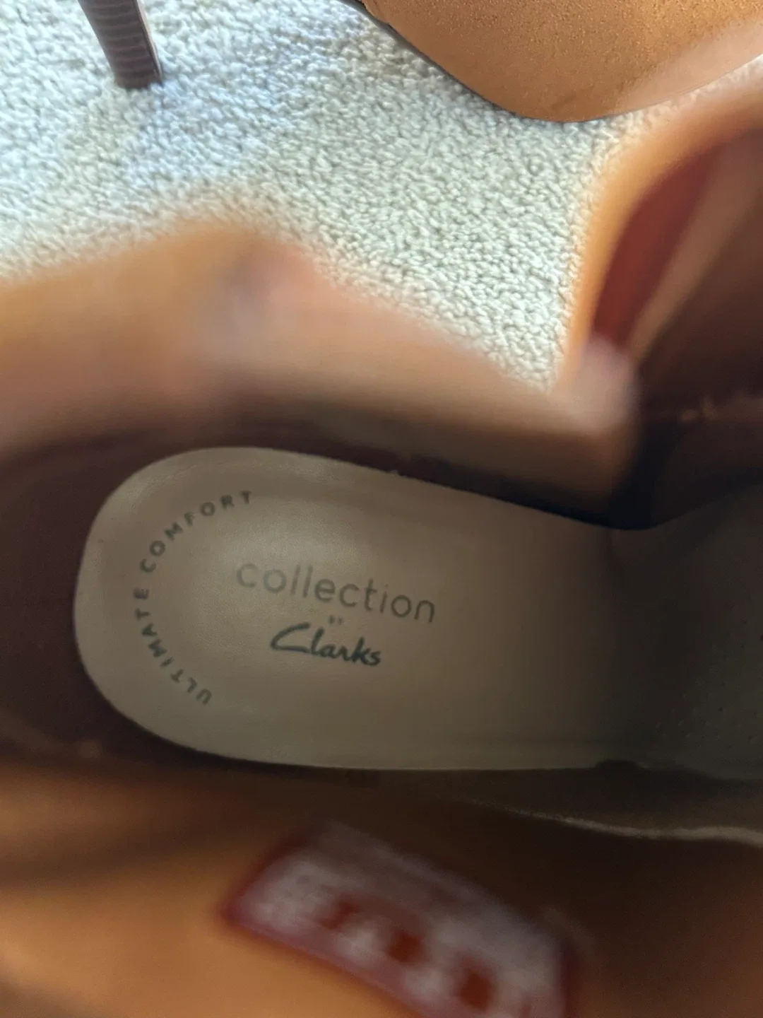 Clarks Brown Suede Ankle Boots - Size US 6.5 image indicator(4)