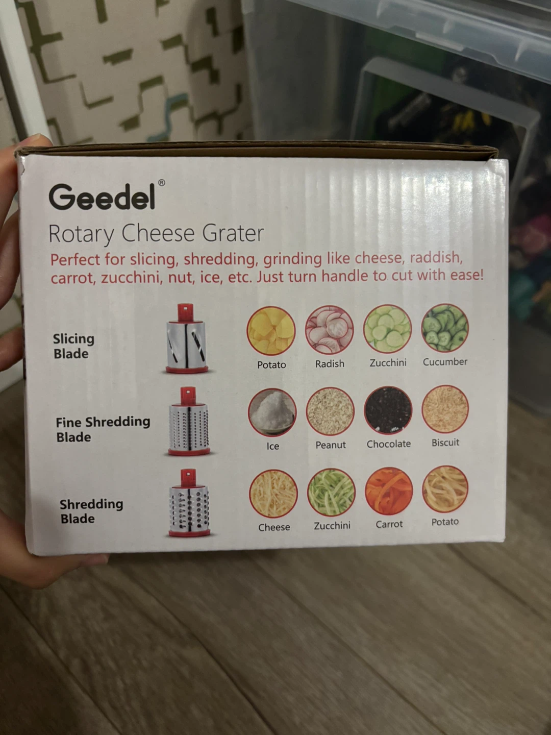 Geedel Rotary Cheese Grater - New in Box - photo 4