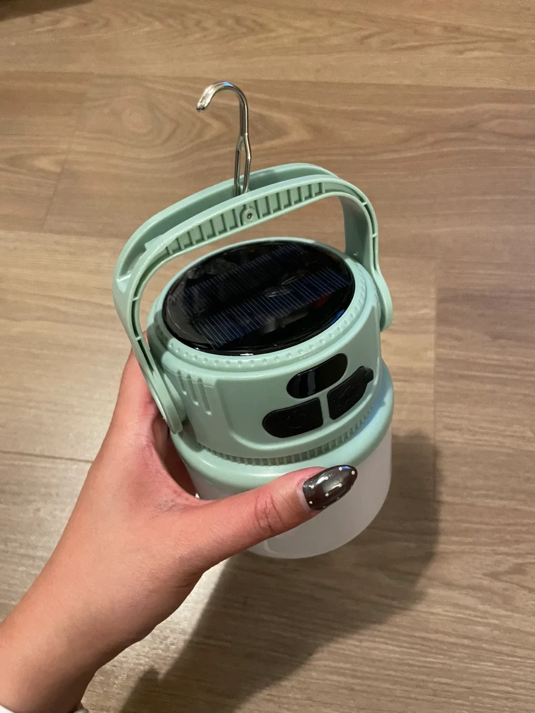 Chargeable  Camping Lantern - Mint Green
