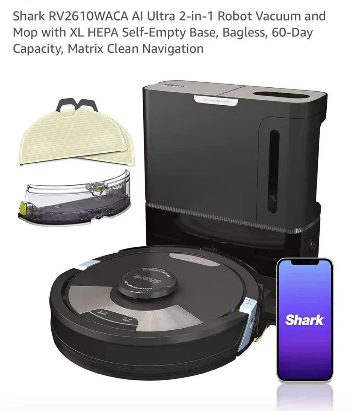 Shark AI Ultra 2-in-1 Robot Vacuum & Mop - photo 4