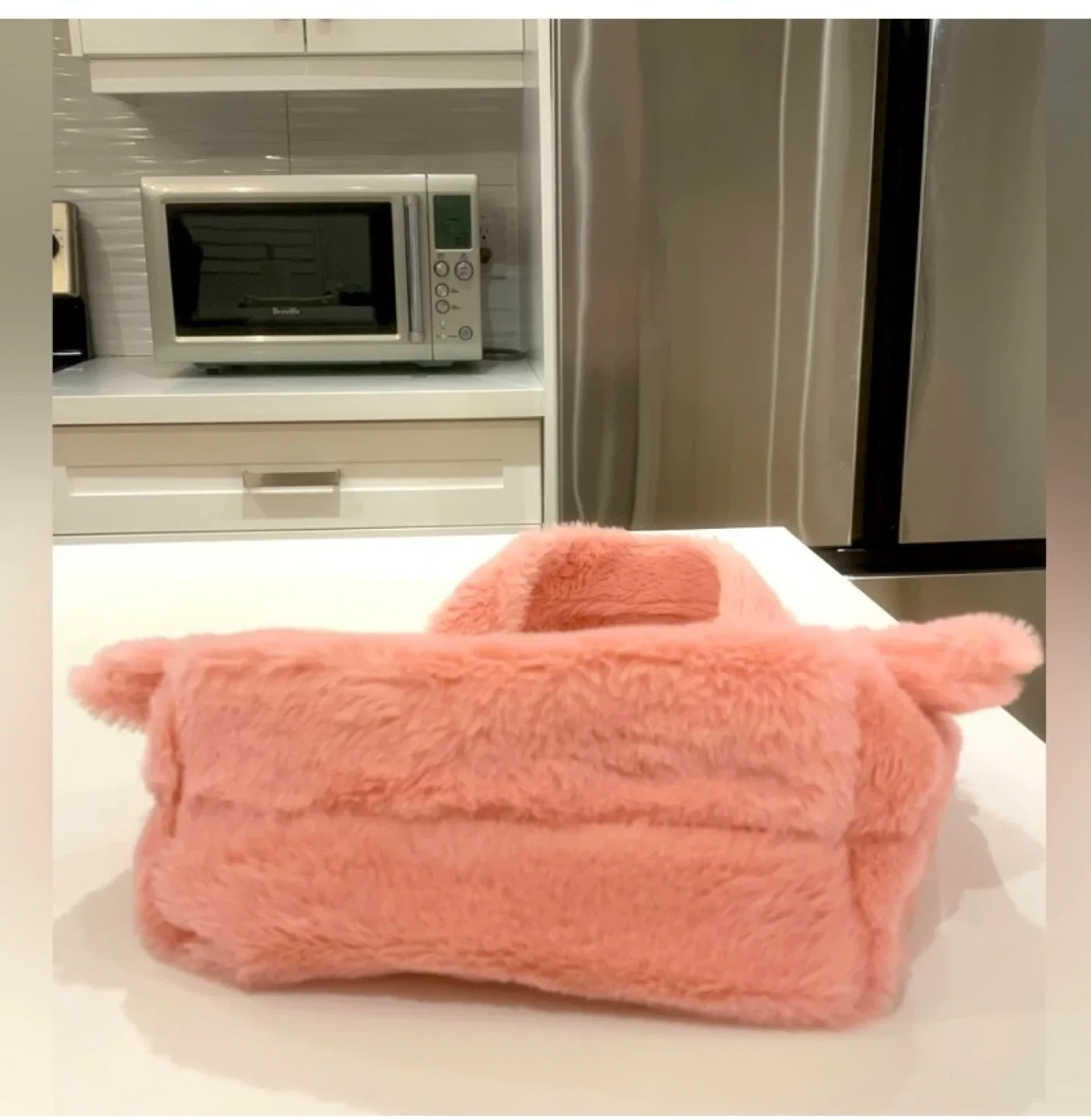 🎀🩷 My MelodySmall Pink Fluffy Tote Bag 🎀🩷 image indicator(2)