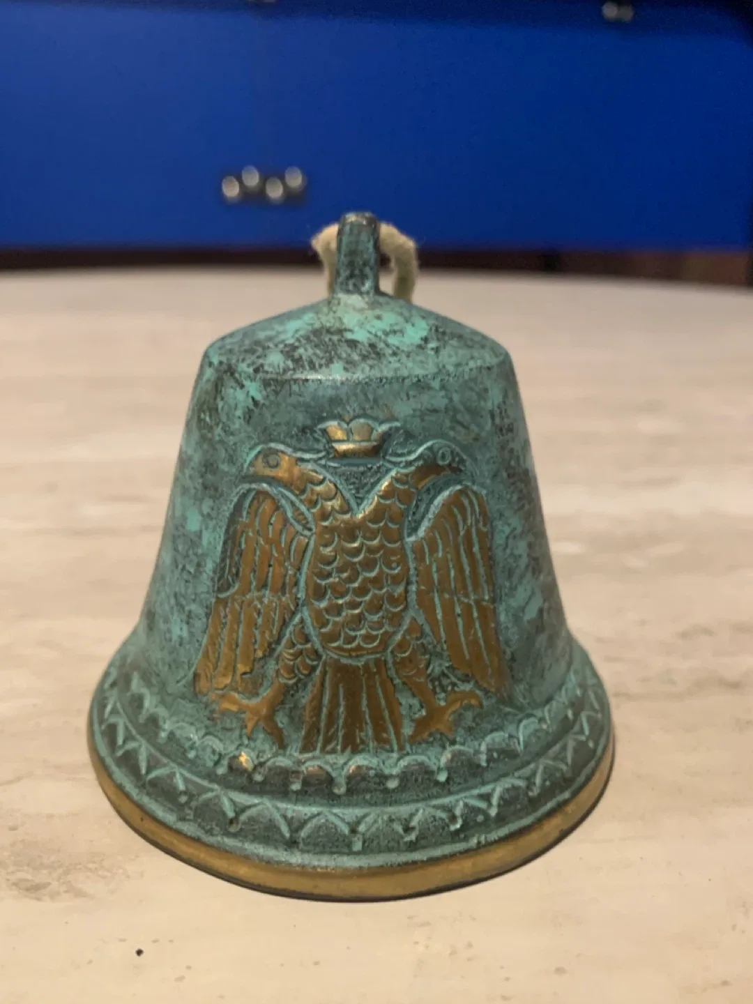 Vintage Brass Eagle Bell thumbnail