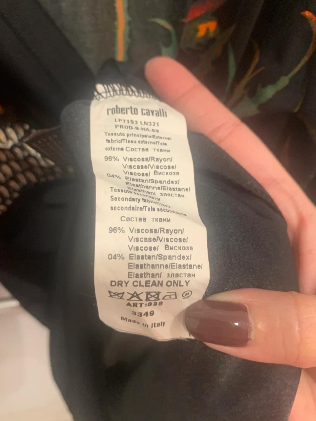🎀🩷 Roberto Cavalli Black Dress - Size L 🩷🎀 image indicator(5)