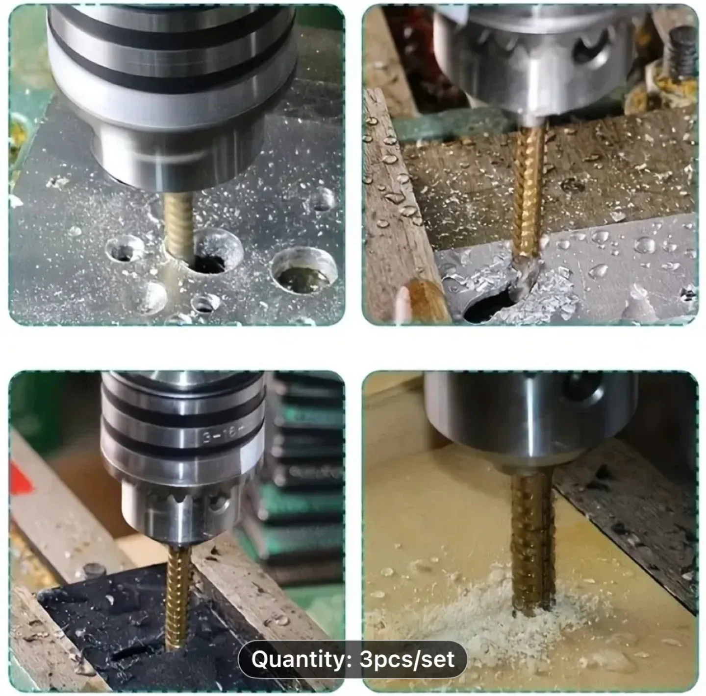 3x High Performance Coated HSS Drill image indicator(4)