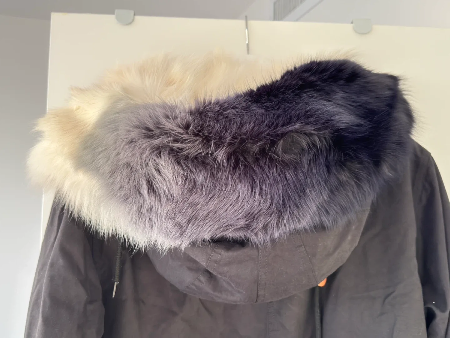 Mr&Mrs Italy Black Parka (with or without Fur Hood image indicator(6)