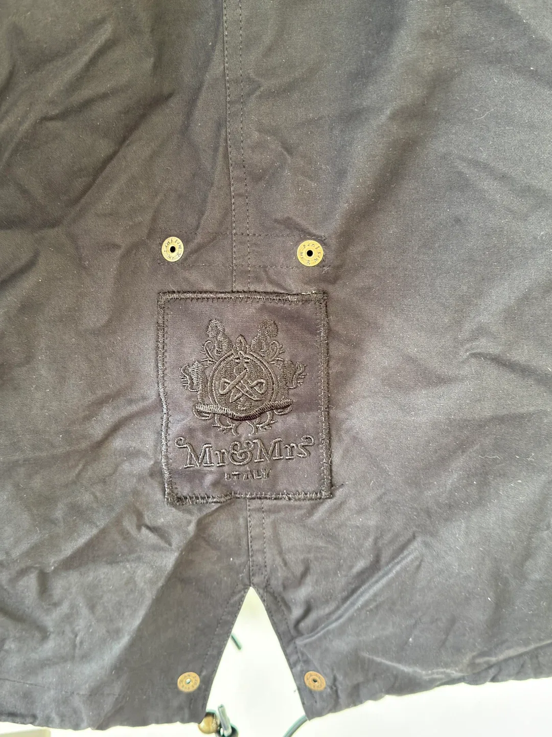 Mr&Mrs Italy Black Parka (with or without Fur Hood image indicator(7)