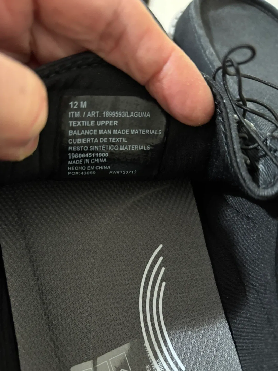 Hurley Laguna Men's 12 Black Shoes image indicator(3)