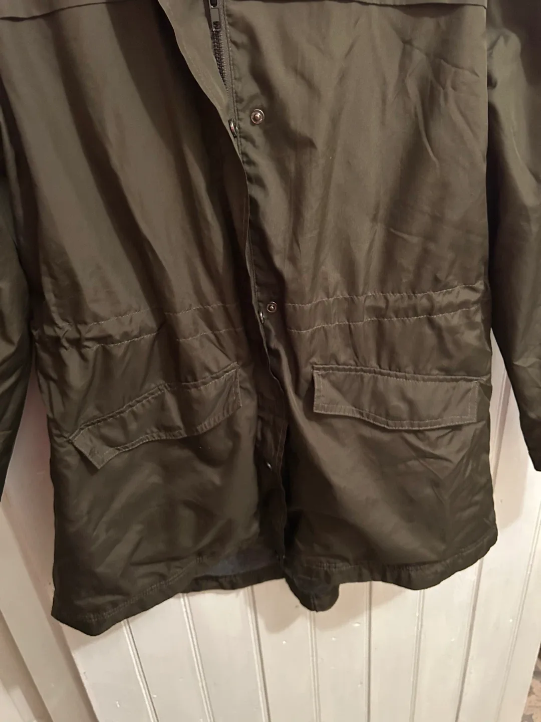 A new day Olive Green Hooded Jacket - Size L image indicator(5)