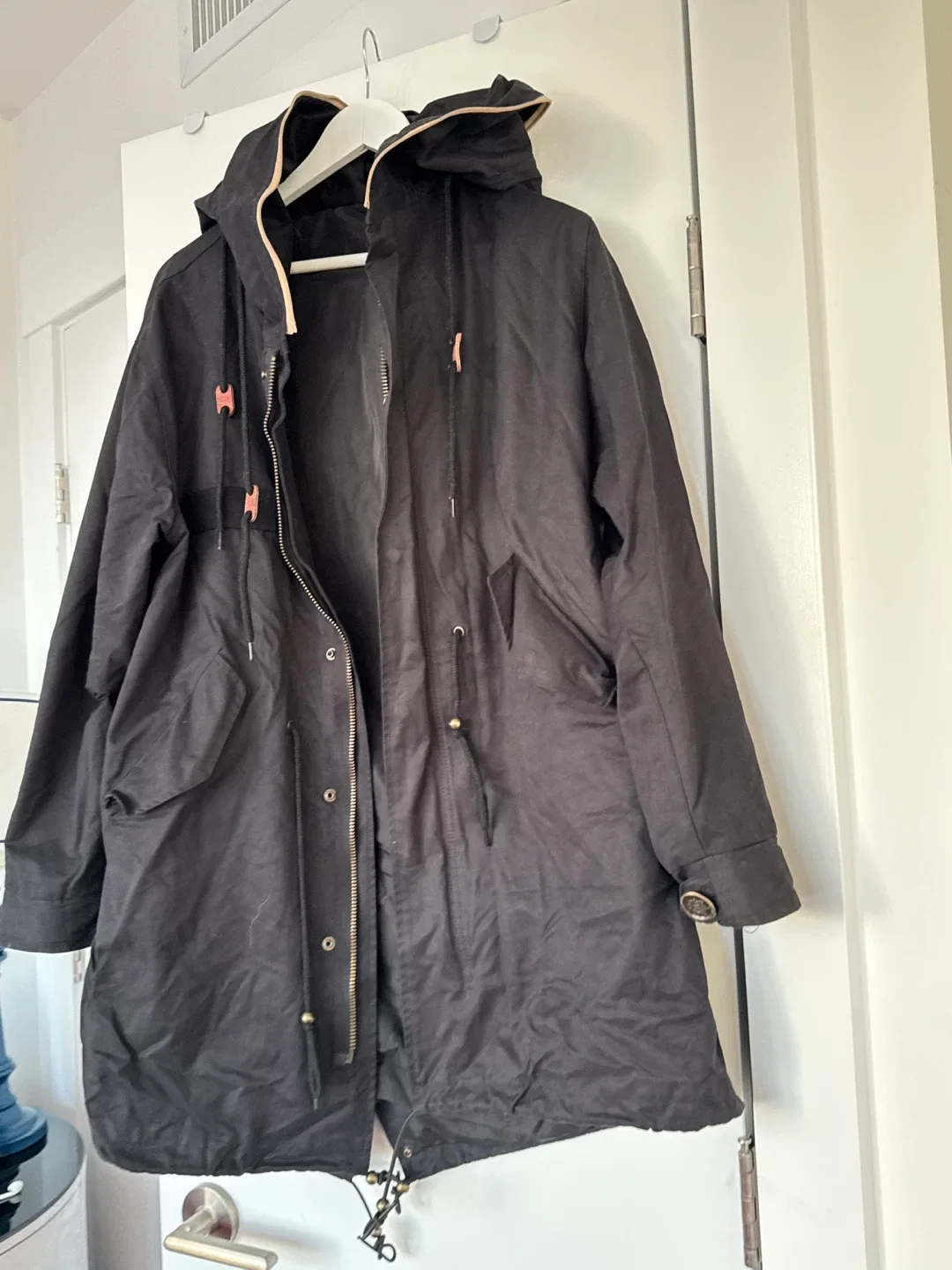 Mr&Mrs Italy Black Parka (with or without Fur Hood image indicator(10)