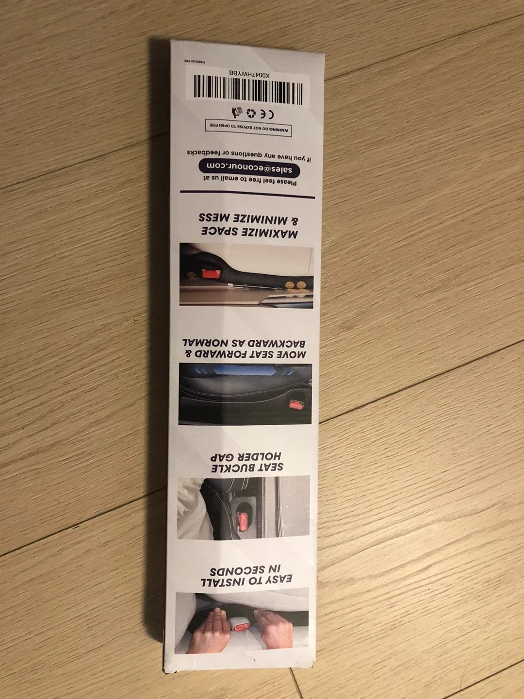 *Brand New* 2pc gap filler Universal Fit Seat Organizer image indicator(6)