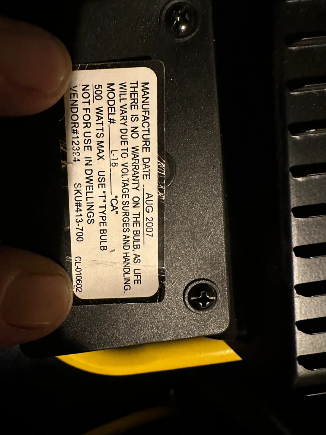 Work Light - L-18 Model - photo 3