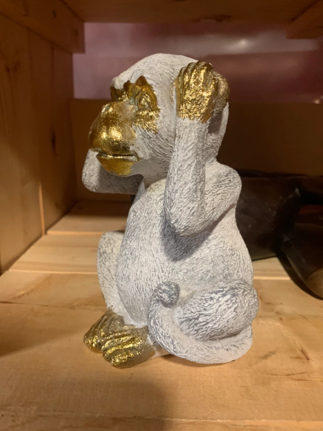 Monkey Figurine - Hear No Evil