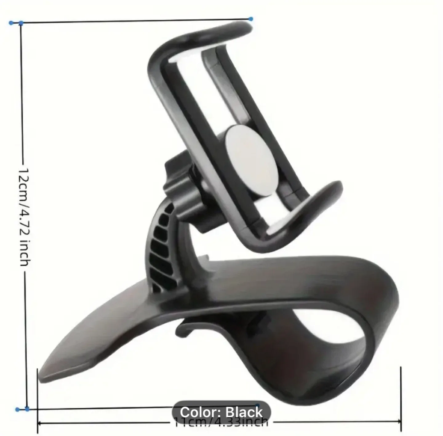 Universal360-degree rotating car dashboard phone holder clip image indicator(7)