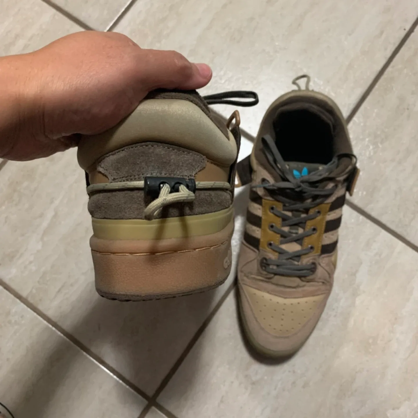 Adidas bad bunny X Forum Buckle low the the first Cafe image indicator(5)