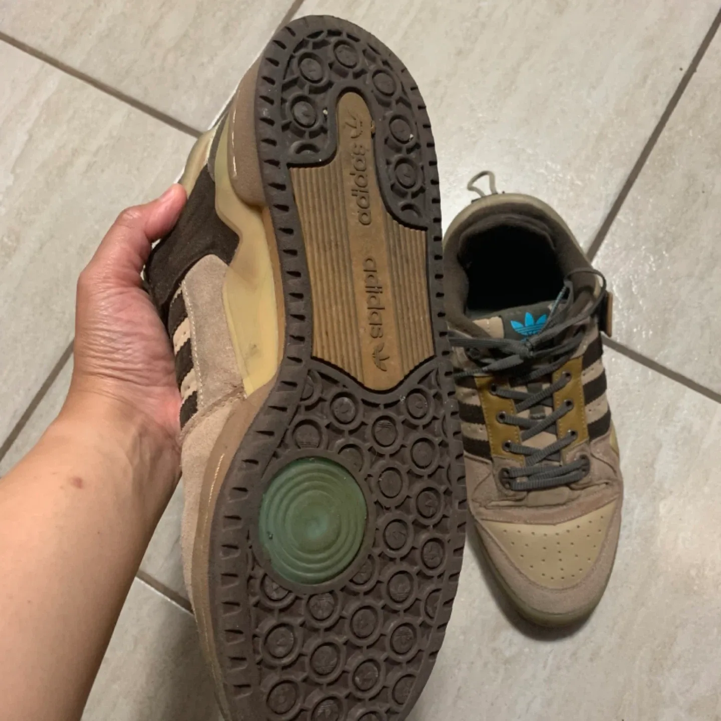 Adidas bad bunny X Forum Buckle low the the first Cafe image indicator(3)