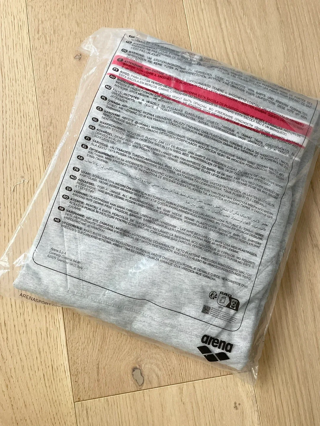 Arena - Adult Hoodie Sweatshirt, Grey w USA Flag, Unisex, Medium image indicator(8)