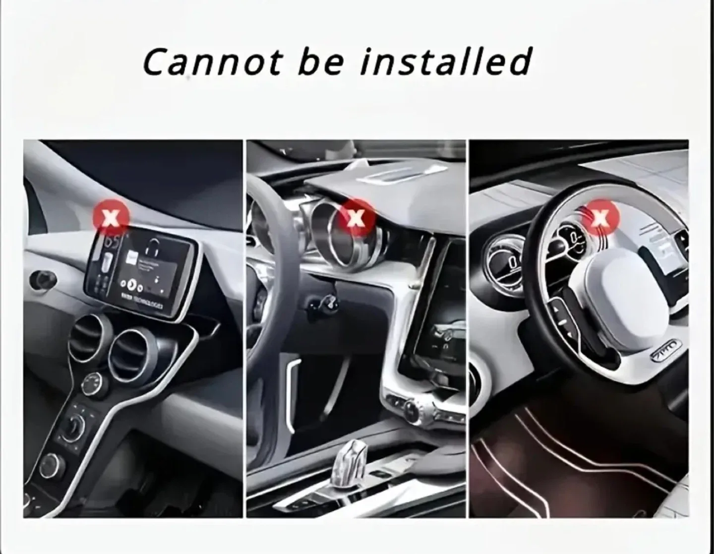Black Car Dashboard Phone Holder image indicator(3)