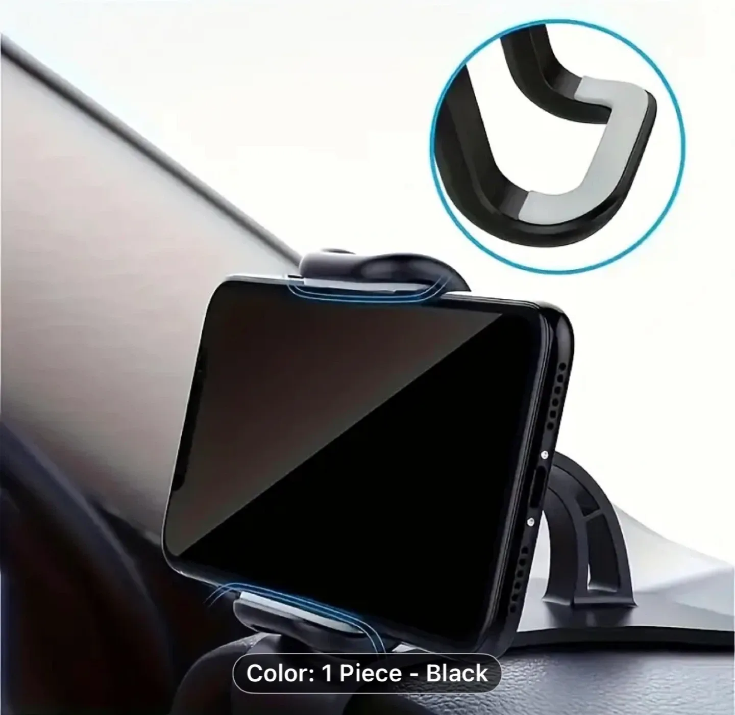 Black Car Dashboard Phone Holder image indicator(6)