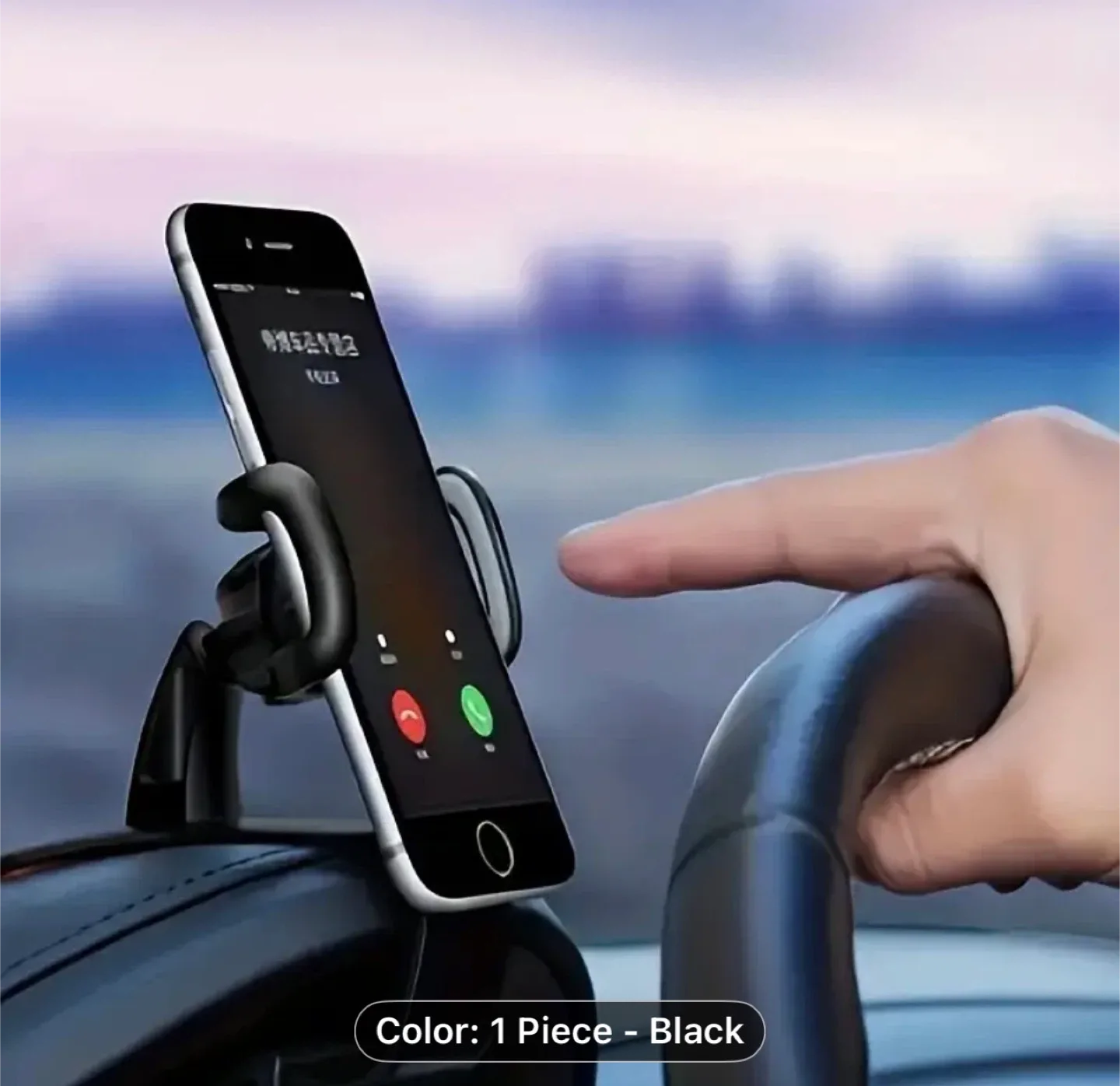 Black Car Dashboard Phone Holder image indicator(8)