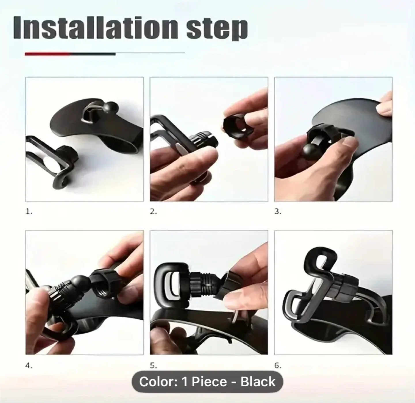 Black Car Dashboard Phone Holder image indicator(9)